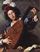 STROZZI, Bernardo David with the Head of Goliath ert oil painting